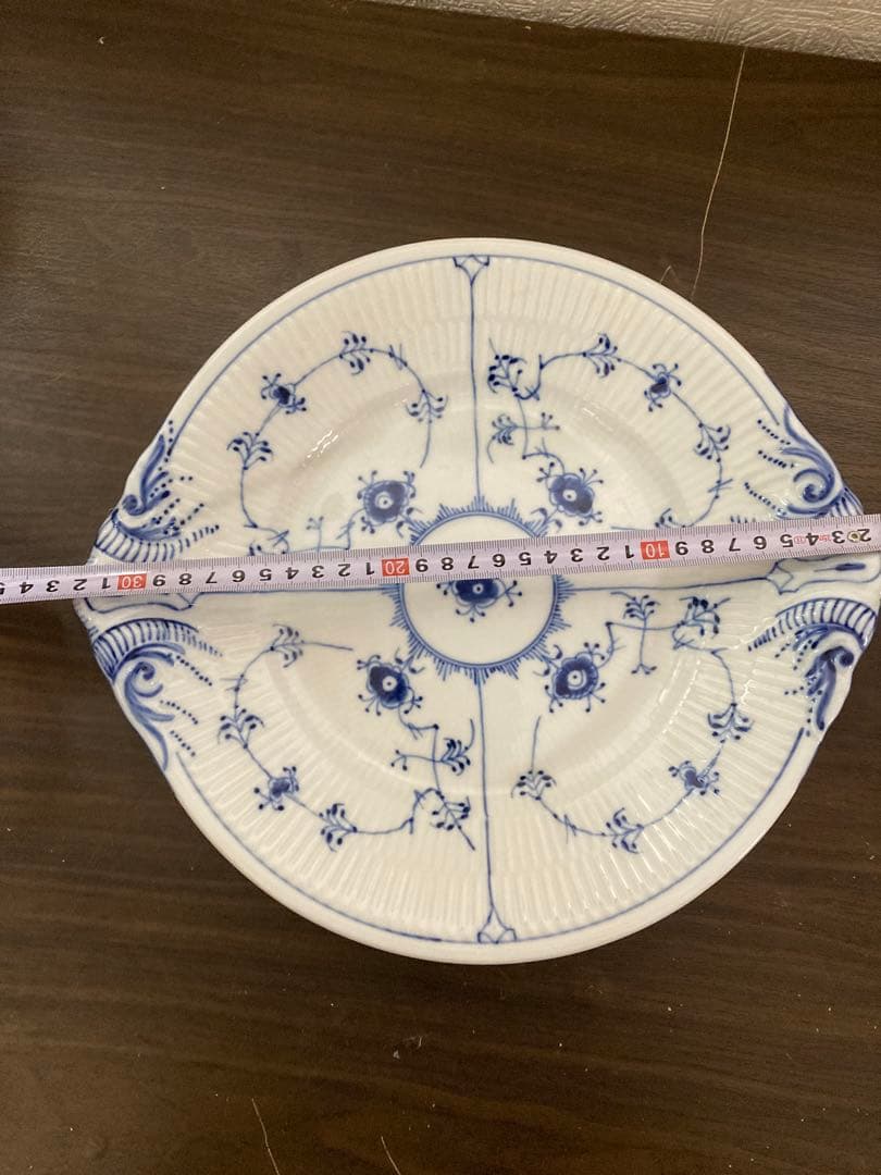 ロイヤルコペンハーゲン　ブルーフルーテッド　皿　M990