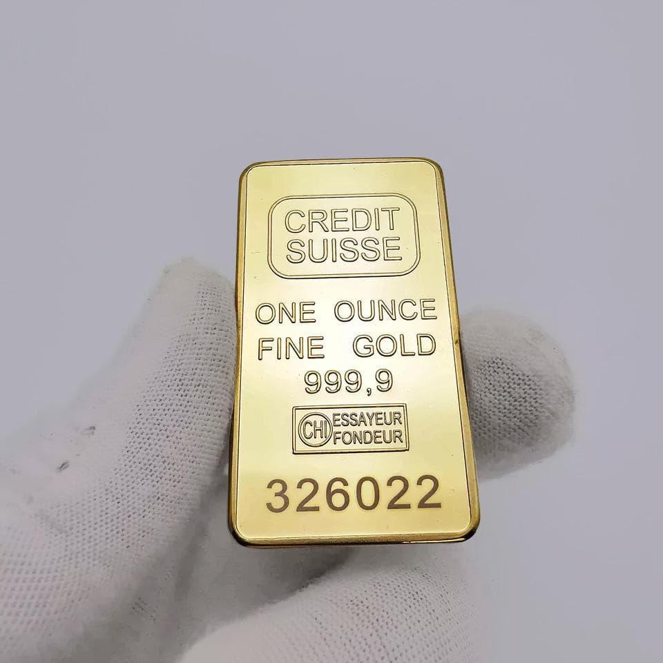10枚インゴット【レプリカ】高品質　インテリア雑貨　GOLD 黄金