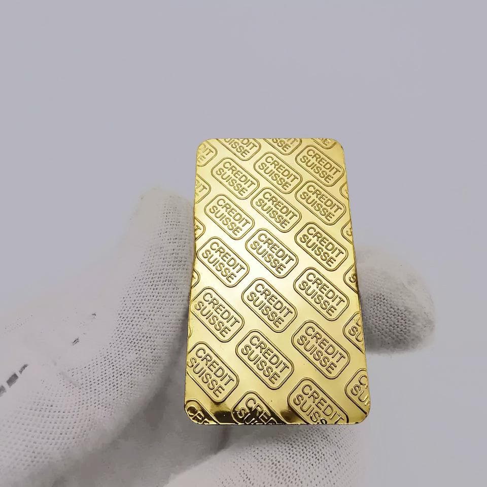 10枚インゴット【レプリカ】高品質　インテリア雑貨　GOLD 黄金
