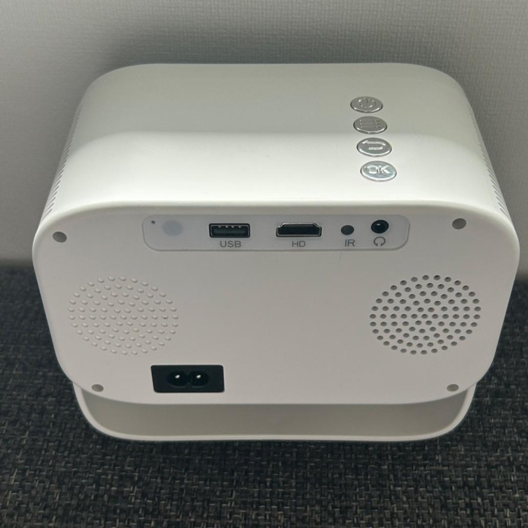 プロジェクター 天井投影 家庭用 25000LM 360° 回転 4K対応