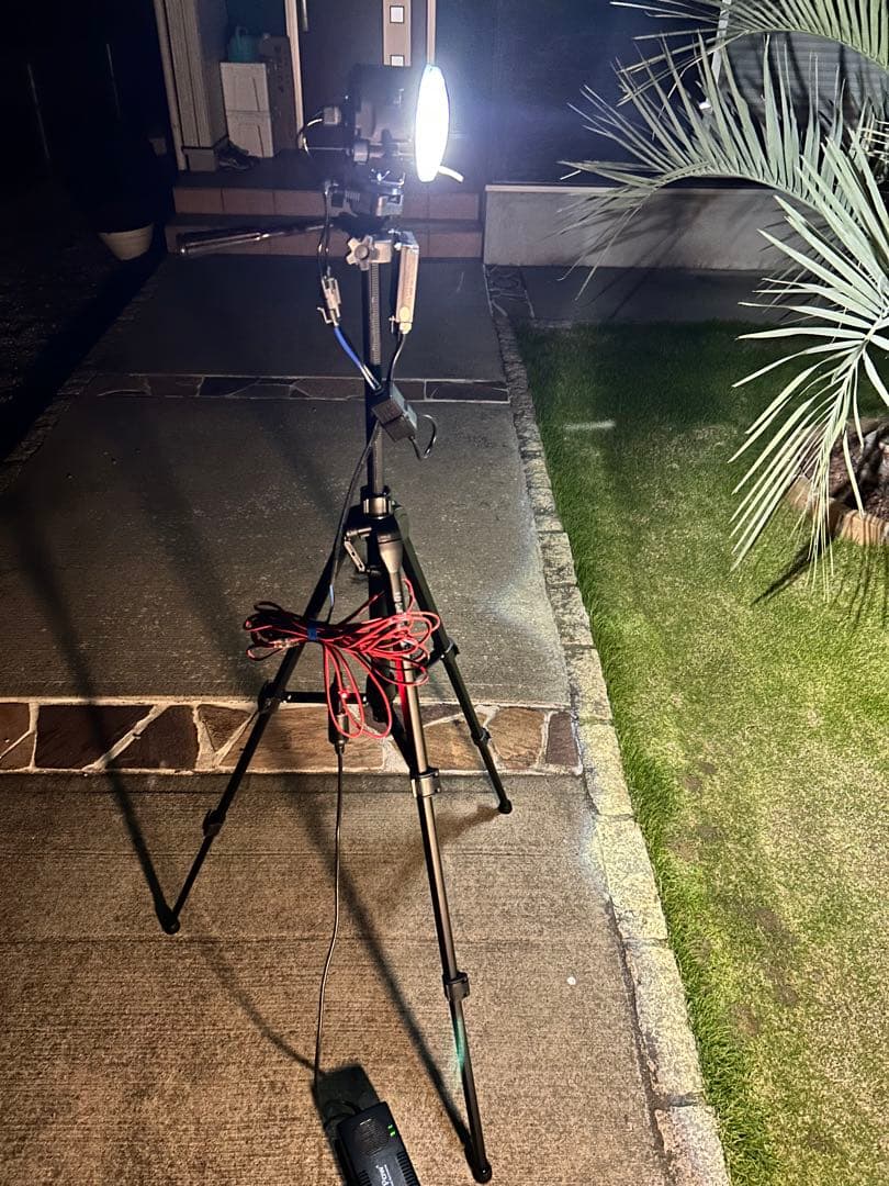 灯火採集　ライトトラップ　紫外線放出加工　55W 三脚付　８mシガー電源