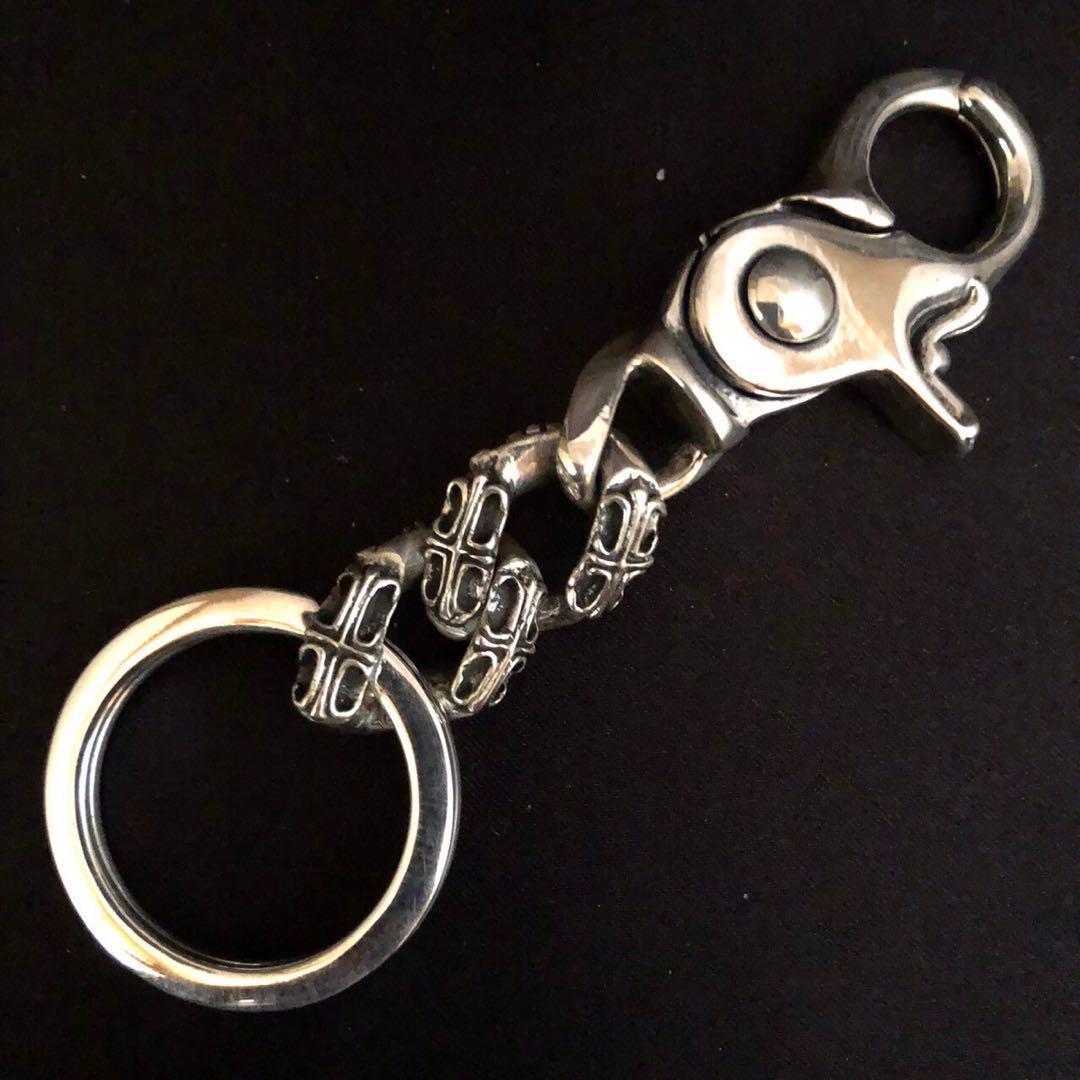 シルバー925 キーリング　キーホルダー　クロス　プラス　人気　③