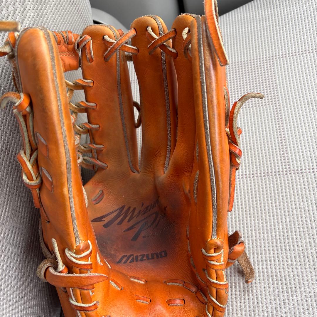 Mizuno Pro 硬式用グローブ オレンジレザー