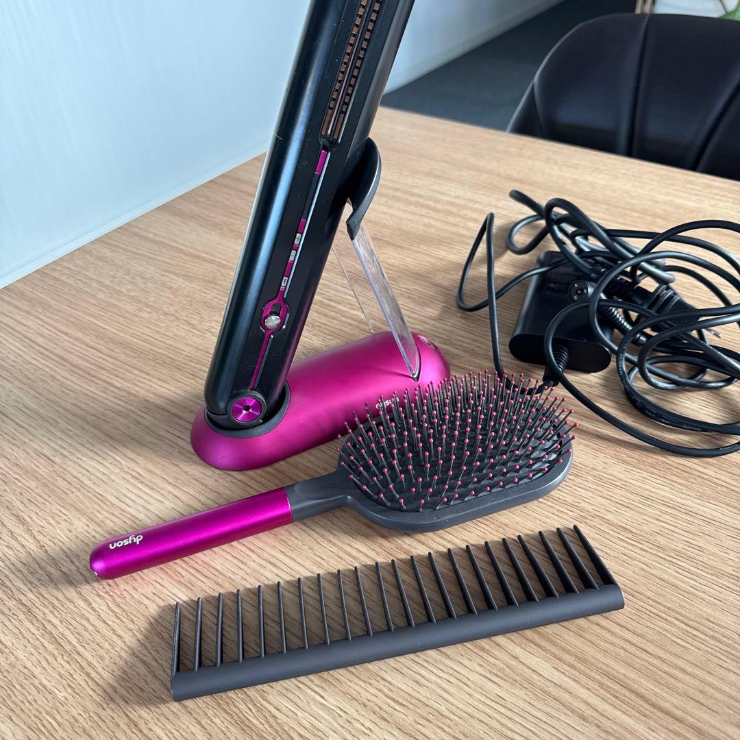 Dyson ストレートヘアアイロン ブラック/ピンク