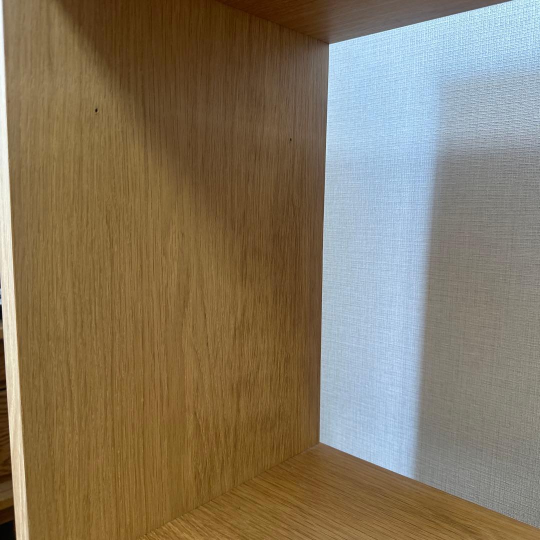 【送料込】無印良品 スタッキングシェルフ　オーク　3段×2列