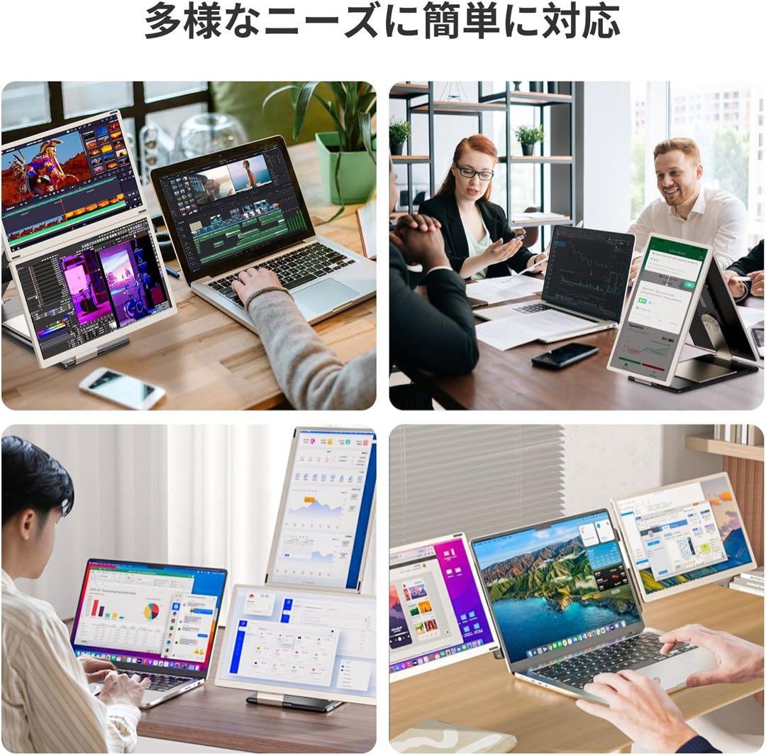 モバイルモニター　トリプルモニター 15.6インチ