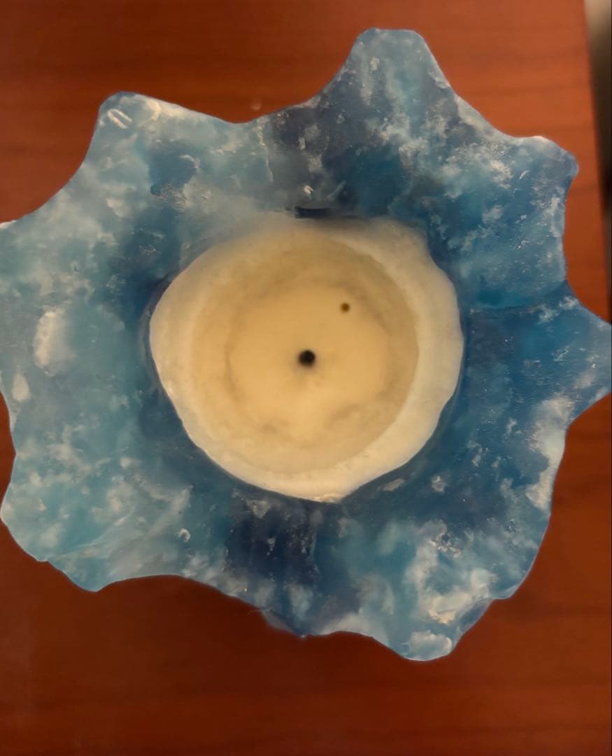 ミナイマサシ キャンドル ROSOKU MINAI アート オブジェ ブルー