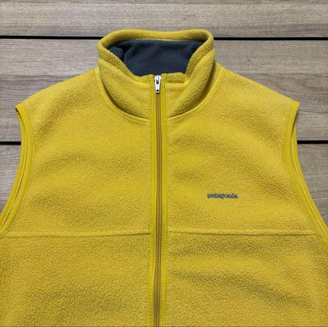 パタゴニア 99年 usa製 シンチラ フリース ベスト イエロー S 希少