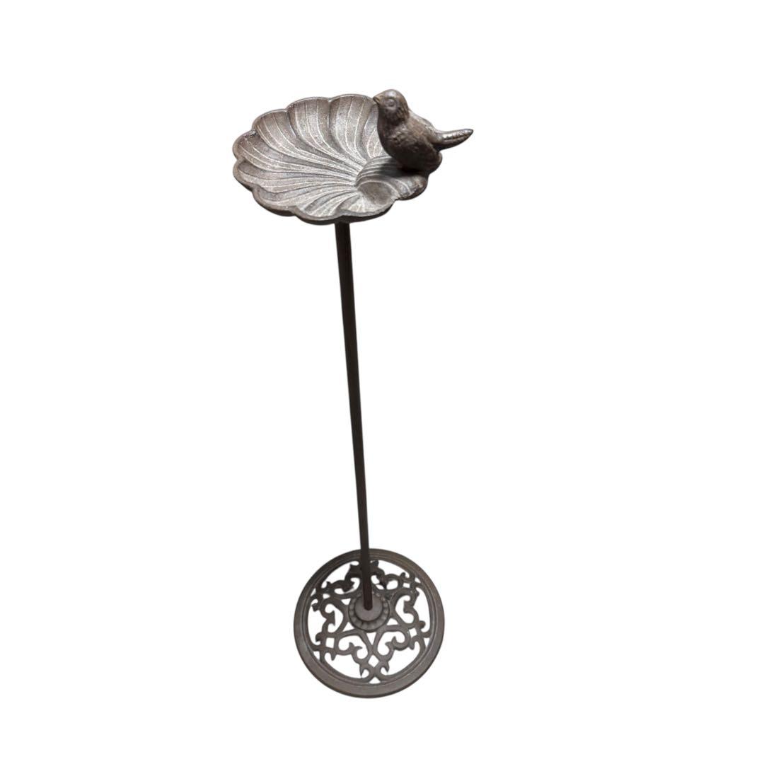 小鳥モチーフ 鋳物バードフィーダー ガーデン