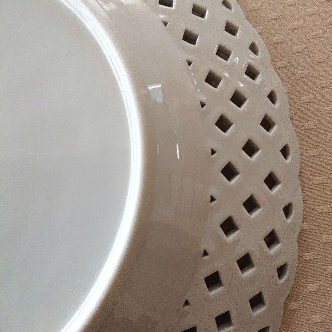 ロイヤルコペンハーゲン ブルーフルーテッド フルレース オープンワーク 25cm