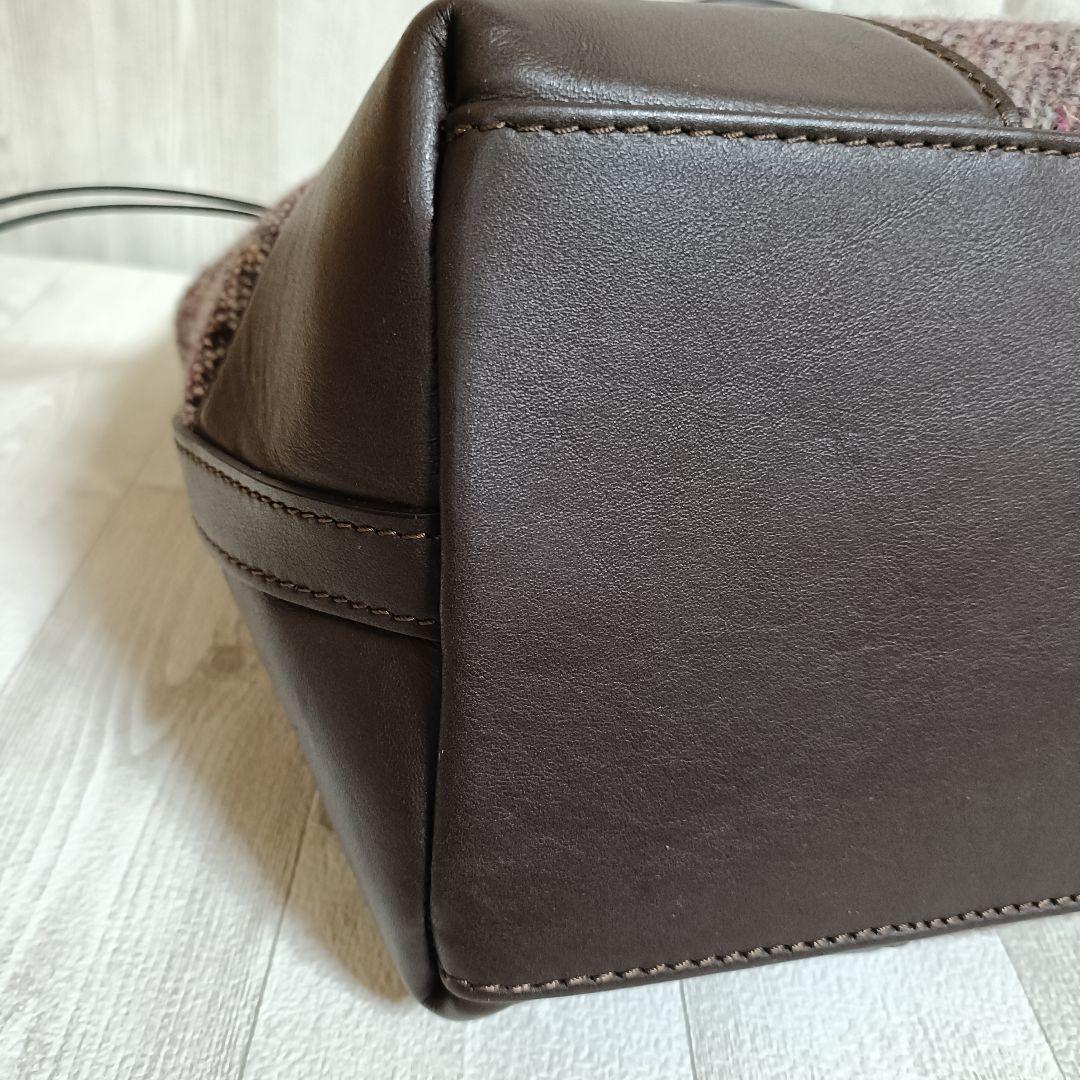 極美品 ジャンニキャリーニ トートバッグ ツイード ショルダーバッグ DUNA