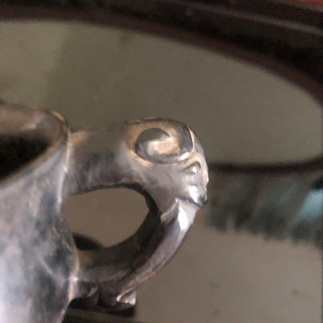 中国アンティーク 石彫り動物文鎮　置物年代物 黒石製 一点物