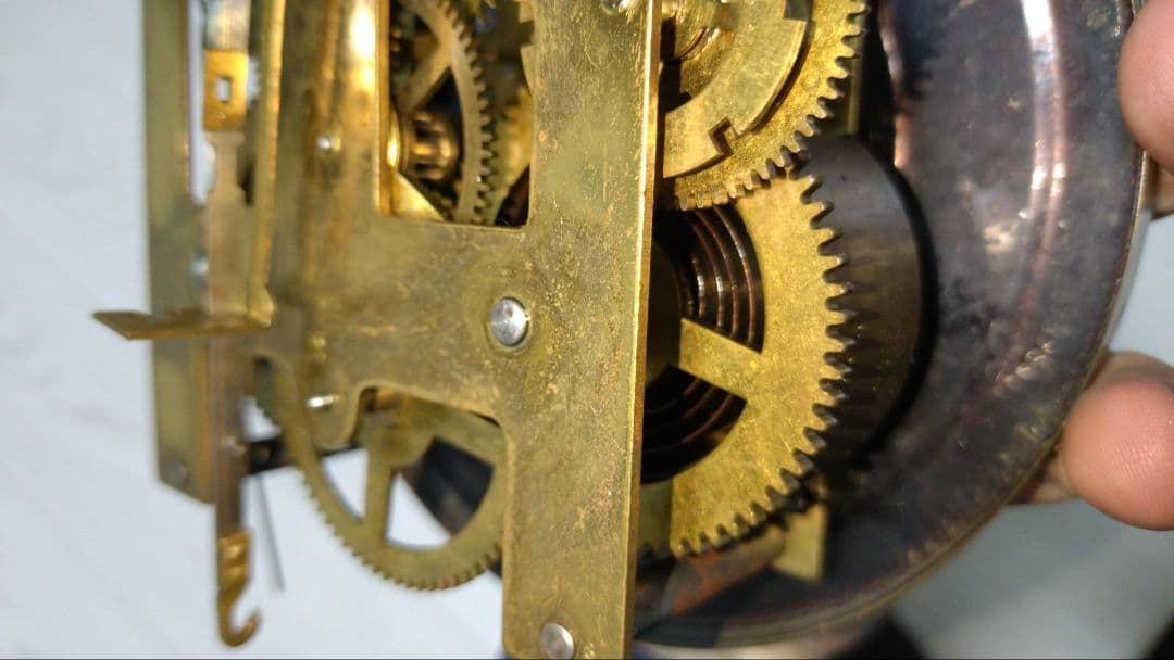 柱時計 掛け時計 精工舎 スリゲル型 節硝子 ジャンク