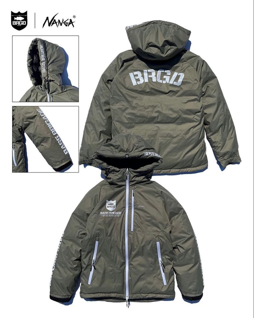 超美品！BASSBRIGADExNANGA 2025yオーロラダウンセットアップ