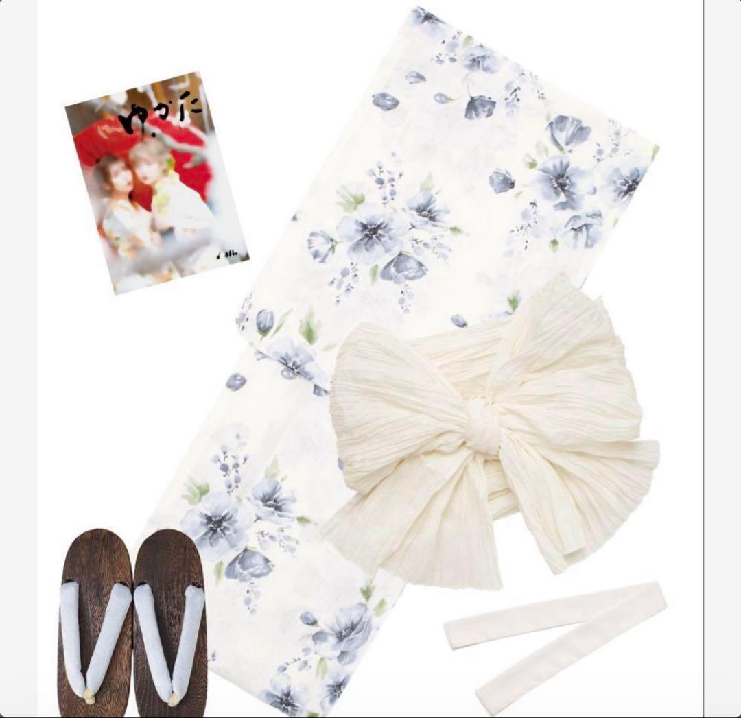 Dita 浴衣 水彩の雪月花(涼)