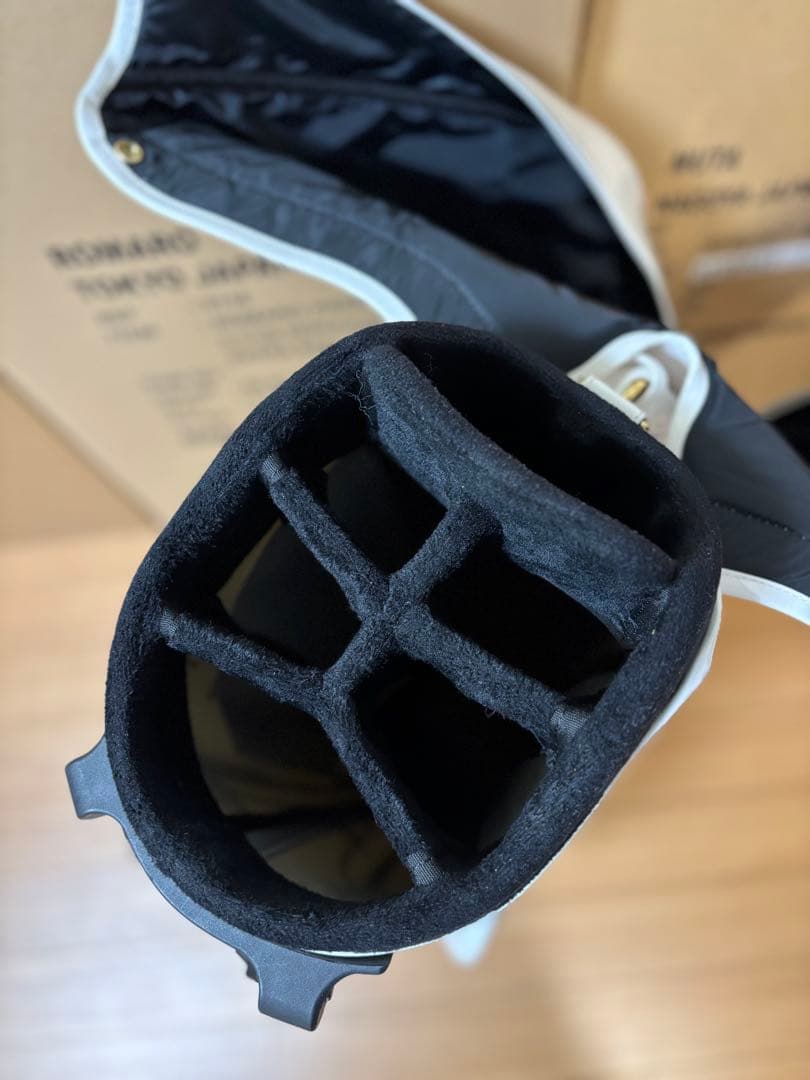 muta MARIN ムータマリン エナメル スタンドキャディバッグ 灯台 美品