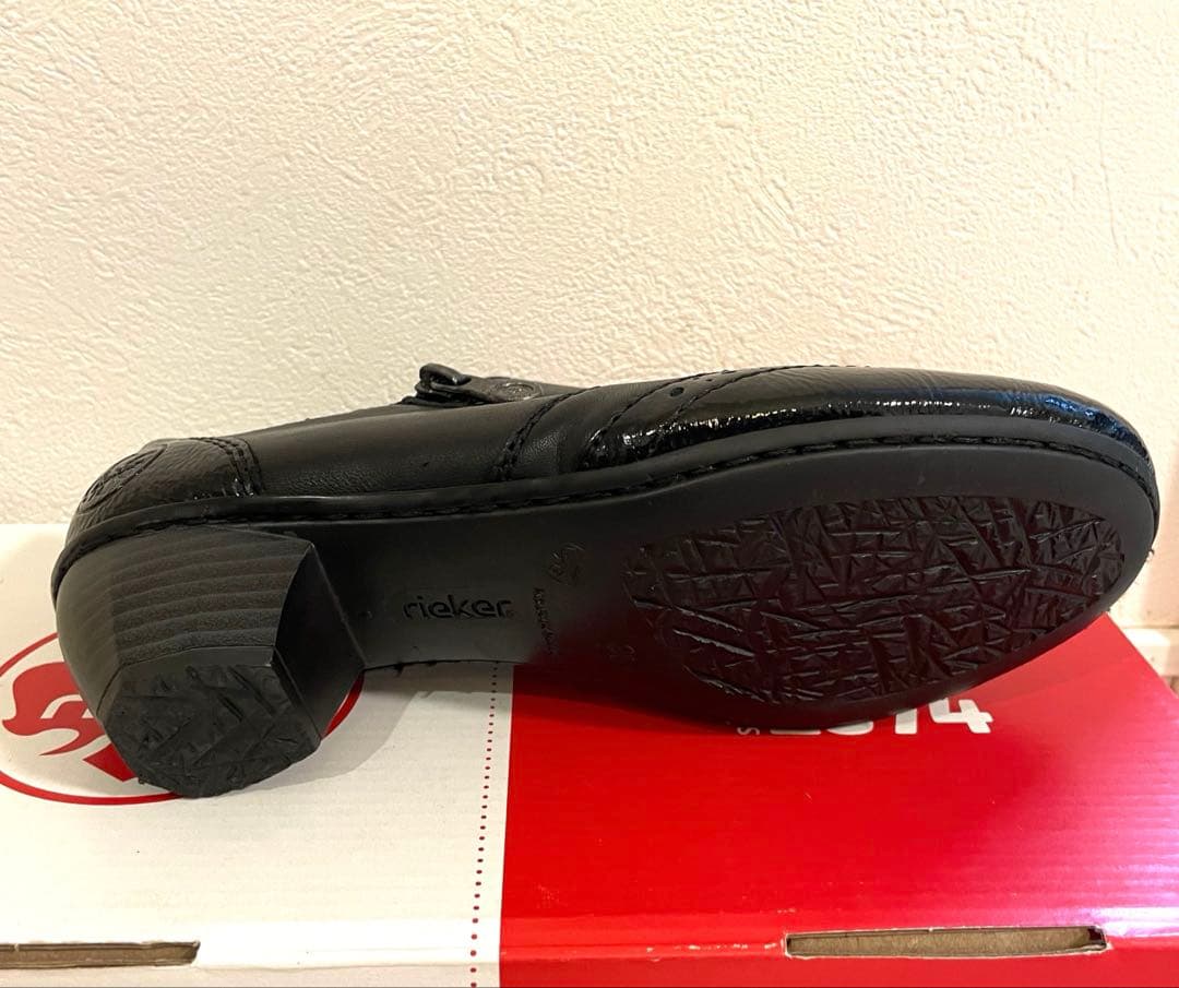 Rieker リーカー ショートブーツ　ブラック 試着のみ 箱あり 36