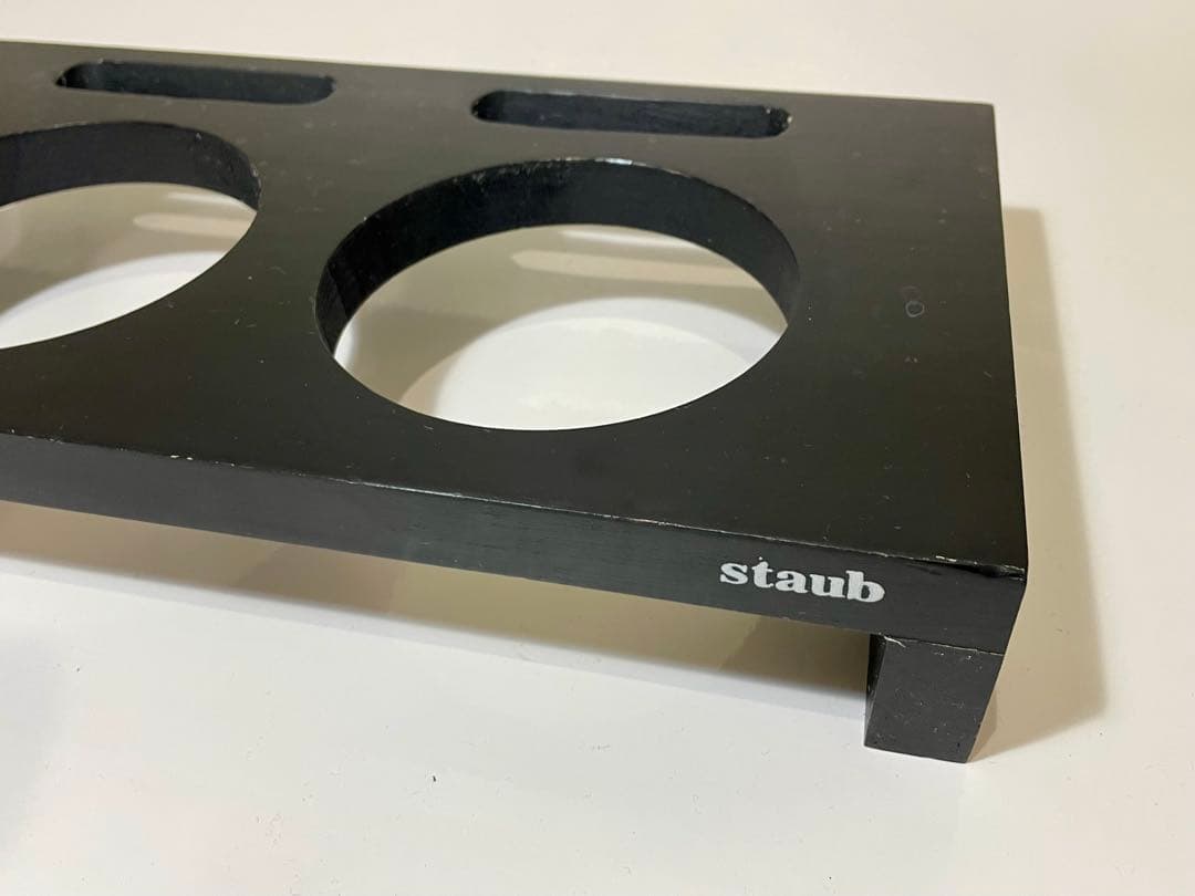 STAUB ミニココット　3個＋スタンドセット