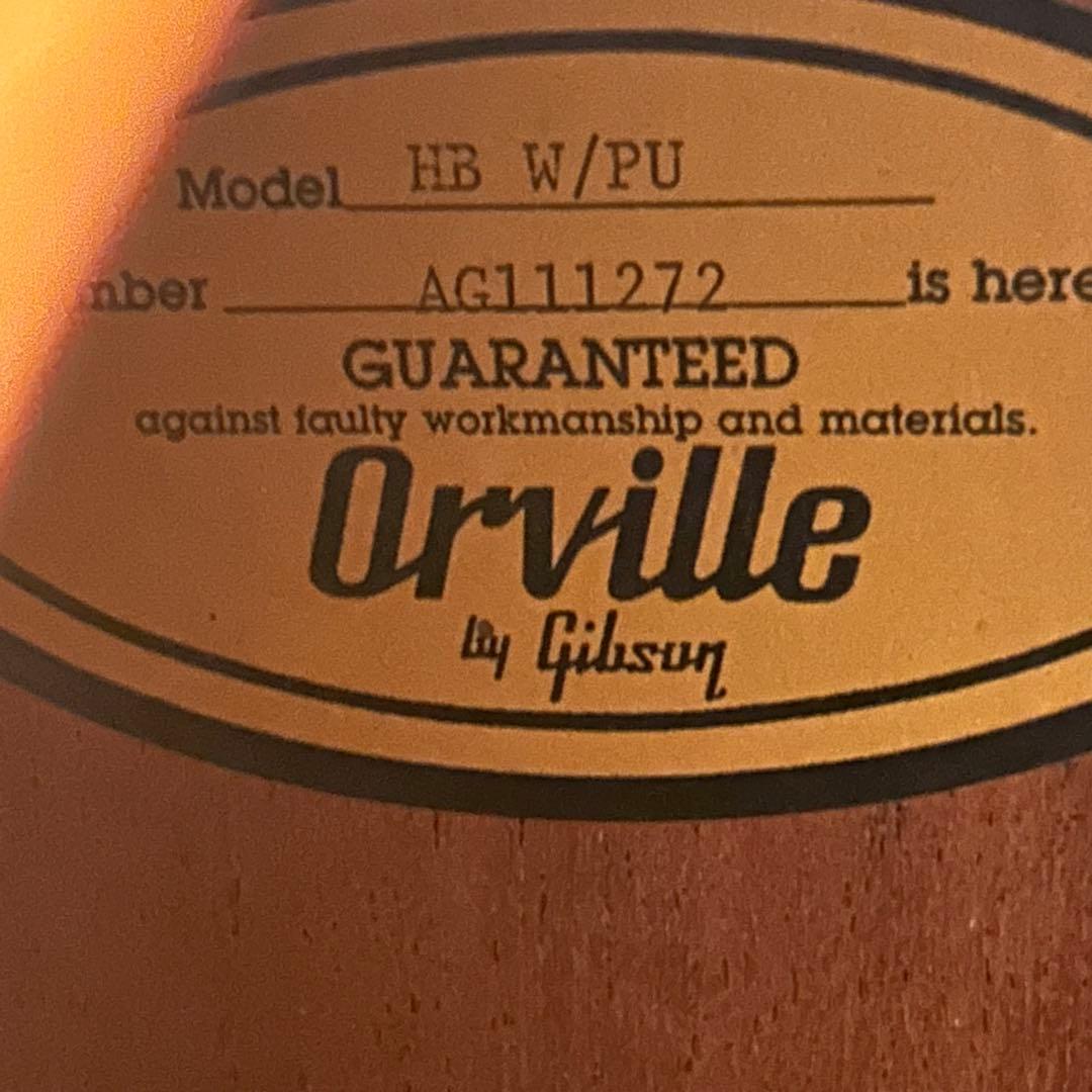 ♡*様 超レア！Orville by Gibson HUMMINGBIRDエレア