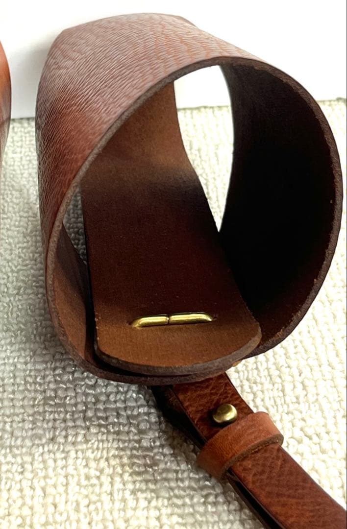 美品 organ オルガン ボトルホルダー 本革 水筒 カスターニョ HERZ