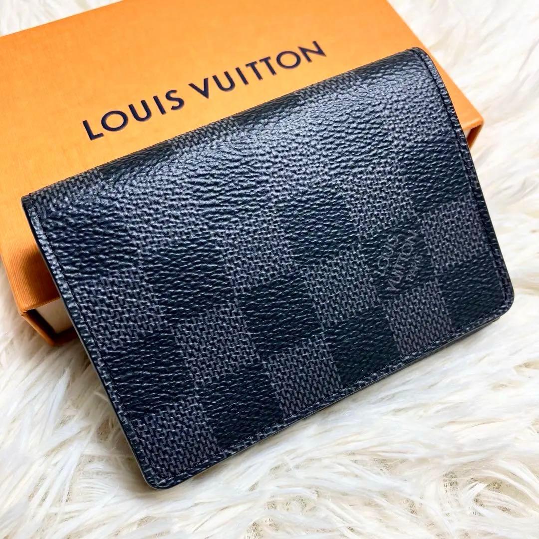 未使用 アンヴェロップ・カルト ドゥ ヴィジット ダミエグラフィット IC内蔵