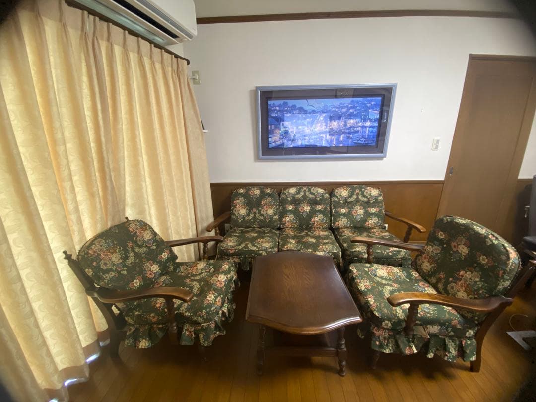 【格安　美品　USED】飛騨の家具　両腕手摺付き　1脚（飛騨産業）