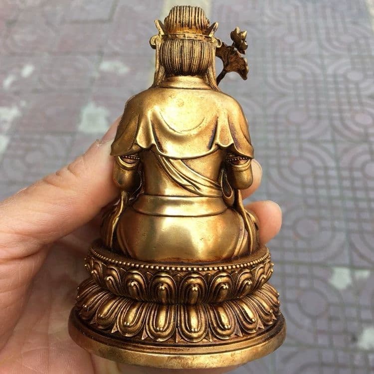 地蔵 大勢至菩薩 観音 銅製 仏像 彫刻 置物 開運 風水