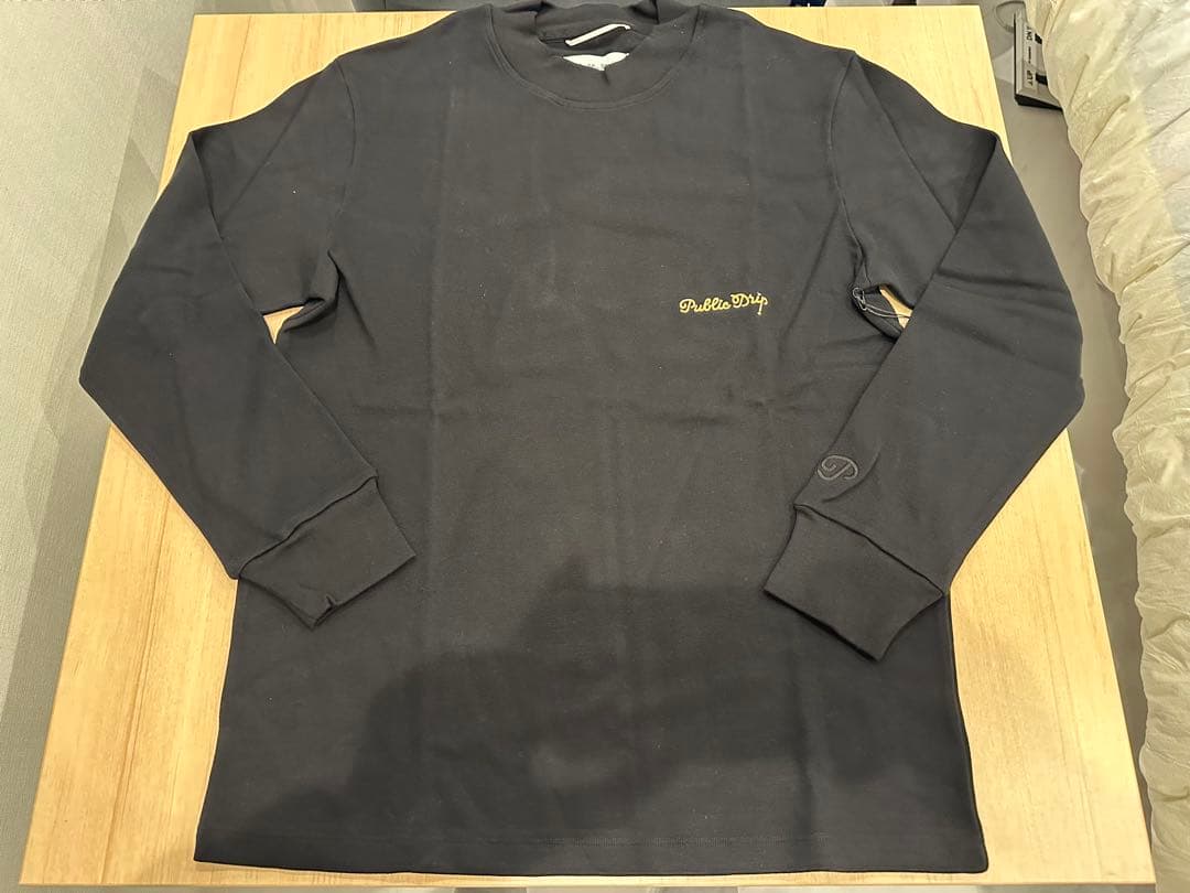 Public Drip パブリックドリップ モックネック ロンT 黒