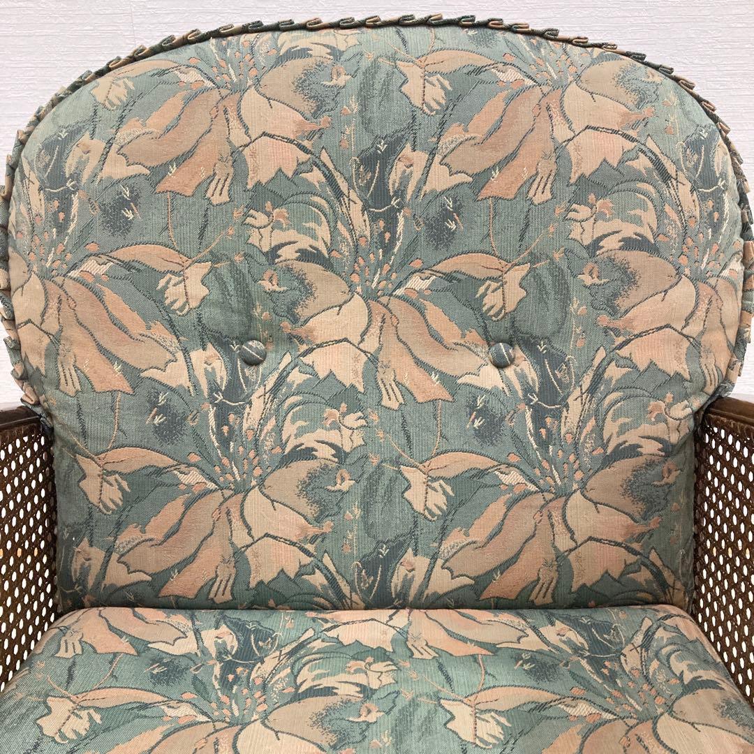 【カリモク】コロニアル　一人掛けソファ　シングルソファ　椅子