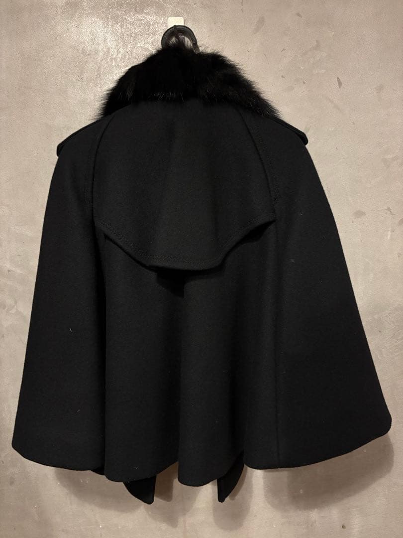 美品 BURBERRY BLUE LABEL バーバリーケープコート ポンチョ