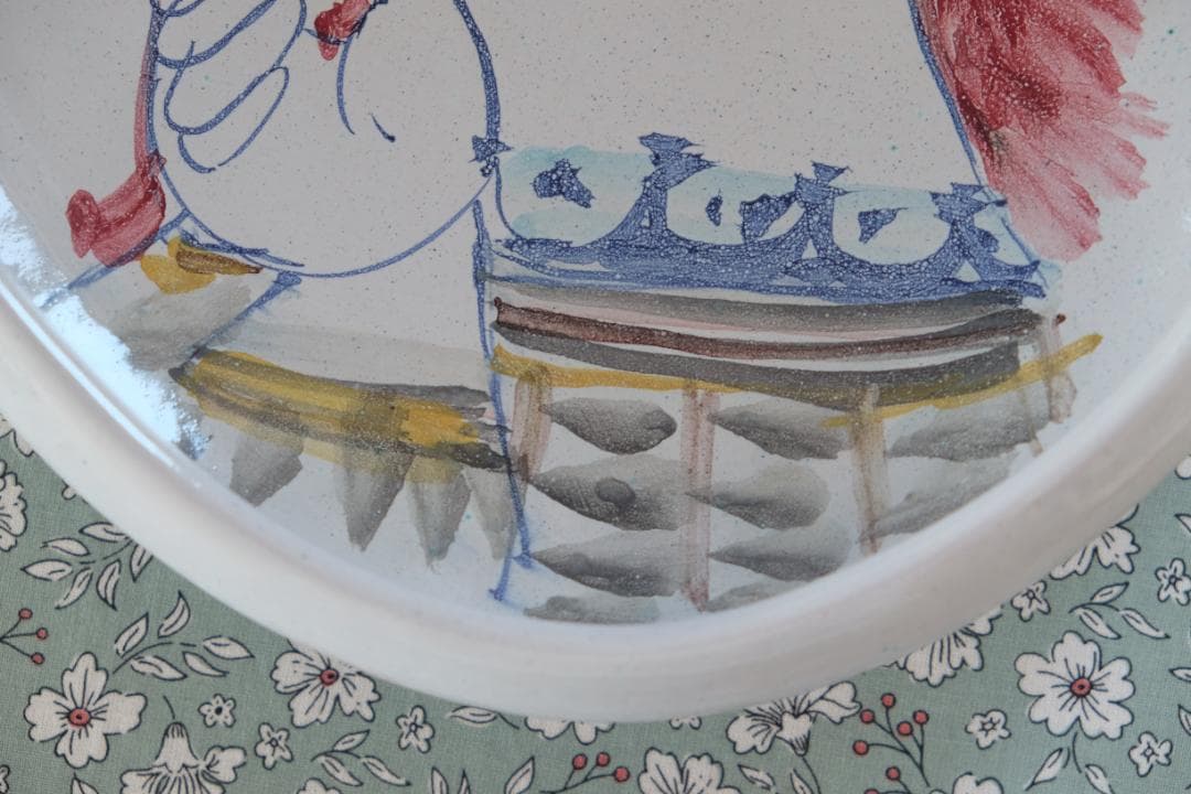 北欧ビンテージ ビョルン・ヴィンブラッド プレート 絵皿 クイストゴー