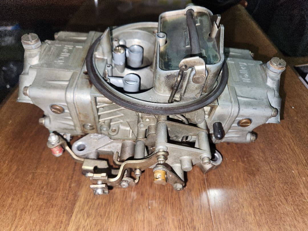 値下げholley ホーリーキャブレター　ダブルポンプ　600cfm　アメ車