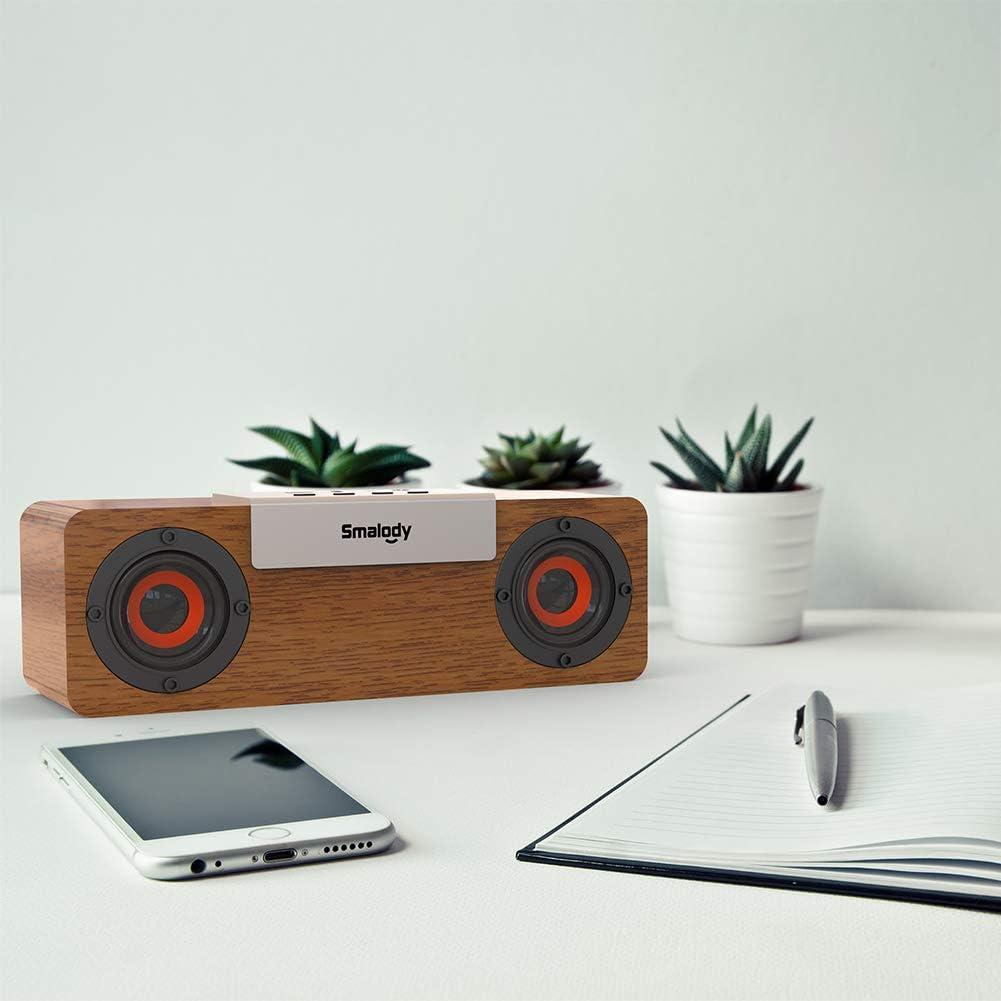 木製ワイヤレススピーカー 10W ポータブルデザイン