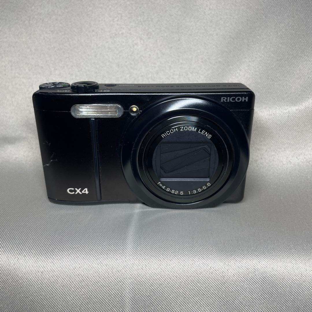 RICOH CX4 デジタルカメラ 動作品 新品予備バッテリー付
