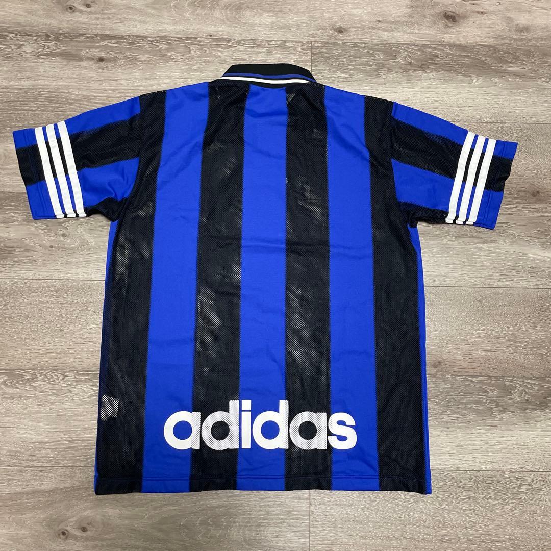 激レア デッドストック80 90s デサント製Adidasトレフォイルロゴシャツ