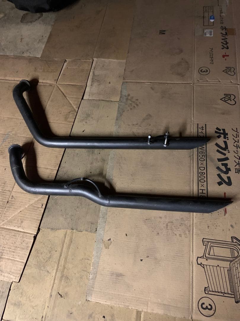 ショベル マフラー 4速フレーム ワンオフ