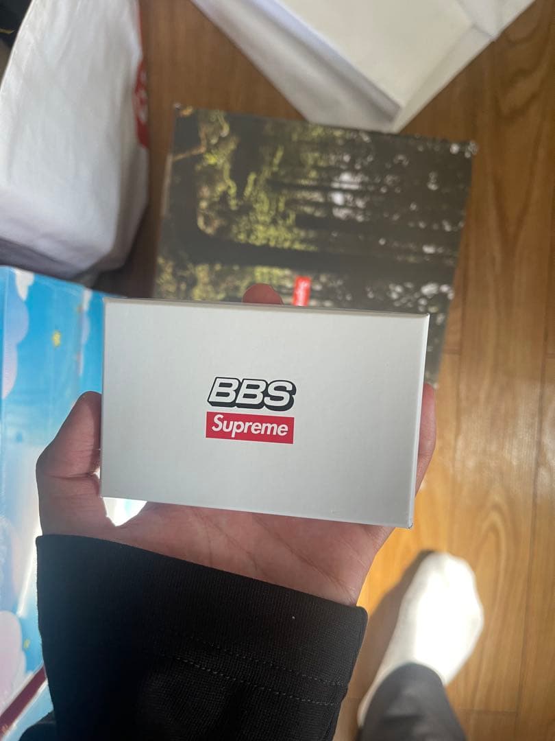 小物 Supreme x BBS RS Rim Keychain \"Silver