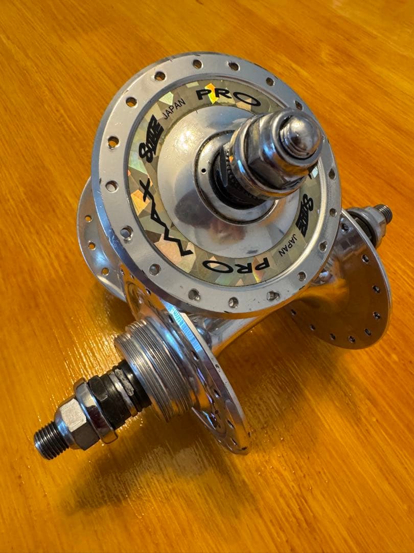 M*t様 美中古　SUZUE PRO MAX ハブ前後セット　NJS刻印あり