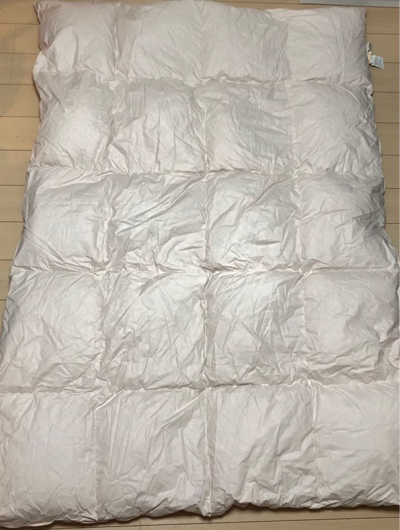 最終価格‼️早い者勝ち‼️シルバーダッグダウン羽毛掛け布団カバー付き(未使用)