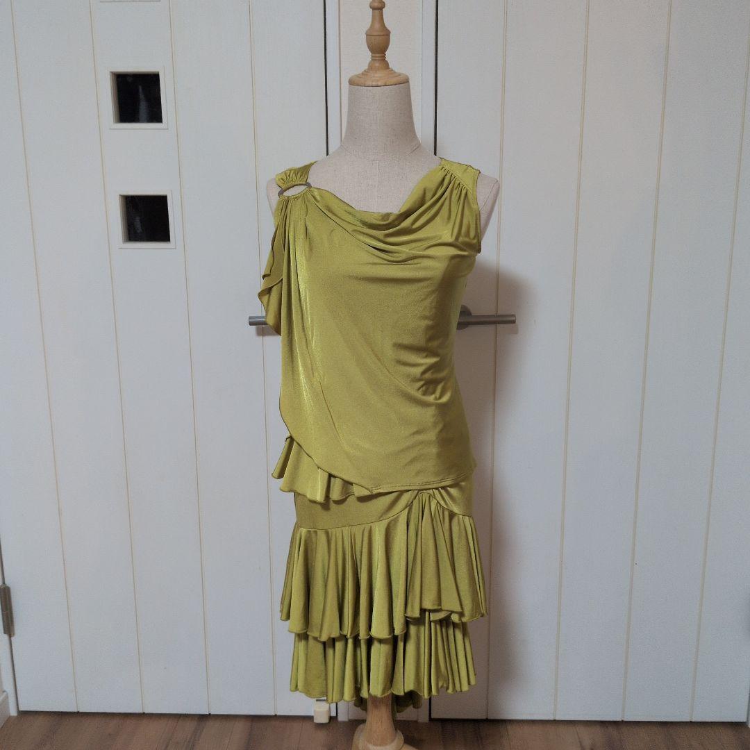 社交ダンス　ラテン　チャコット　Chacott　ドレス　セットアップ　サイズS