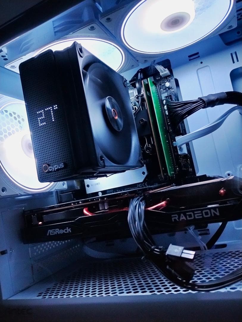 ゲーミングPC/Core i7 10700F/RX6600/新品 SSD1TB