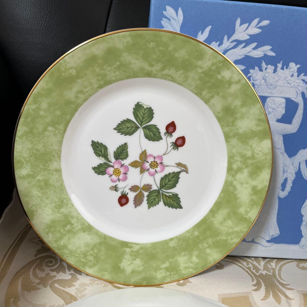 月末限定価格［新品］ワイルドストロベリー•フルリム　プレート5枚