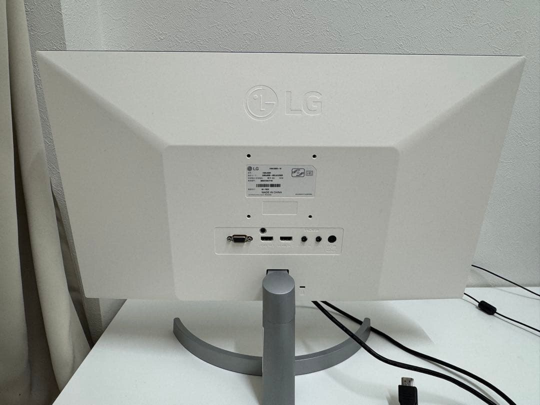 LG フレームレス モニター 24ML600S-W 23.8インチ(付属品あり)