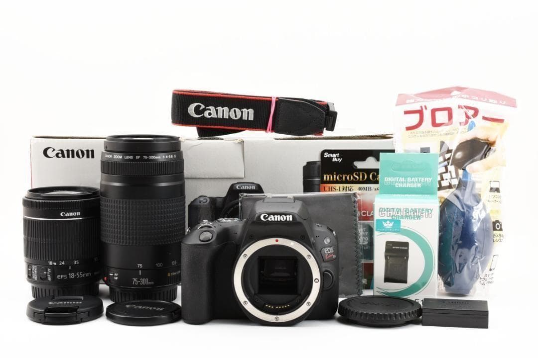 ❁極美品❁初心者おすすめ❁Canon EOS Kiss X9 超望遠ダブルレンズ