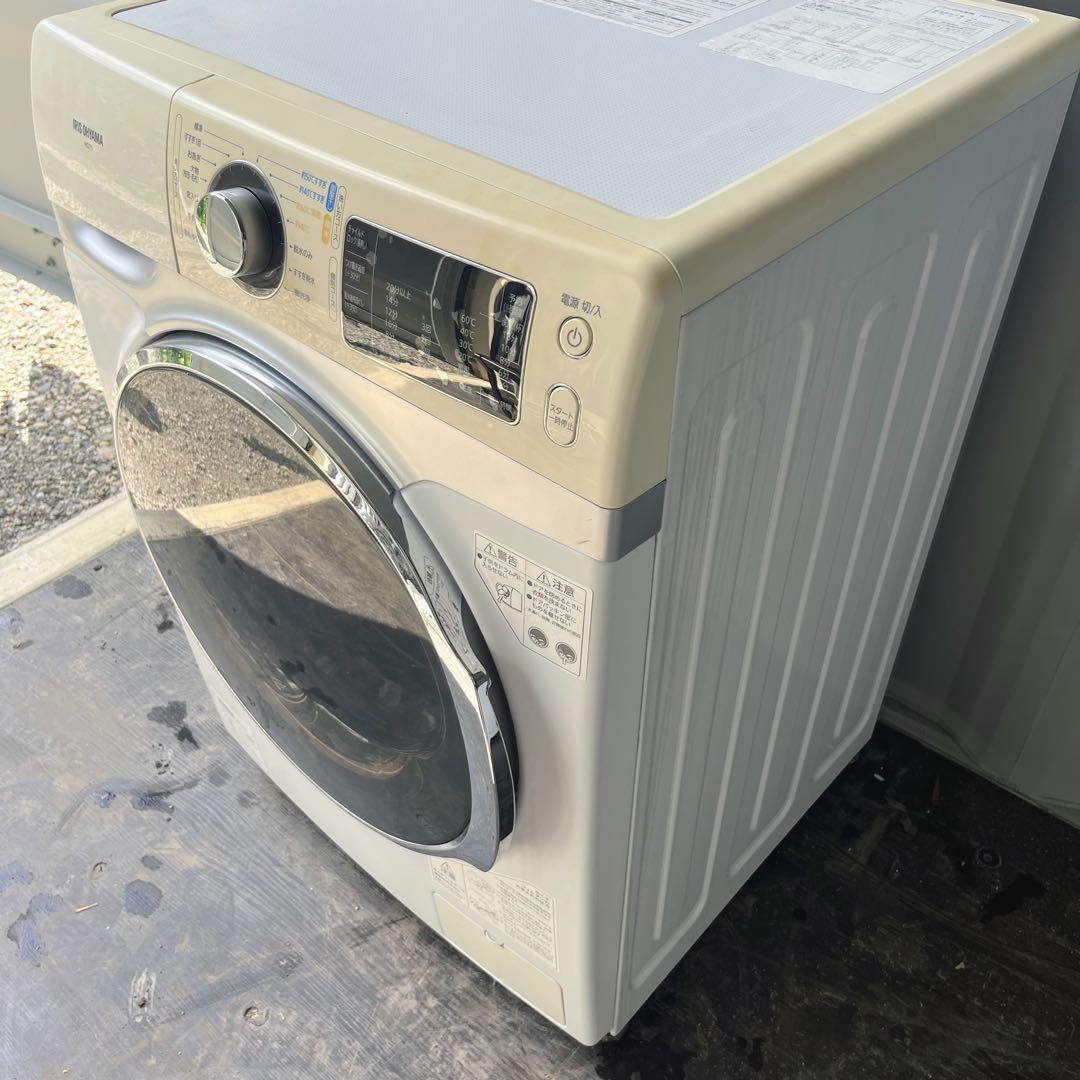198取付無料！完動品！アイリスオーヤマ 温水洗浄 高性能ドラム式洗濯機
