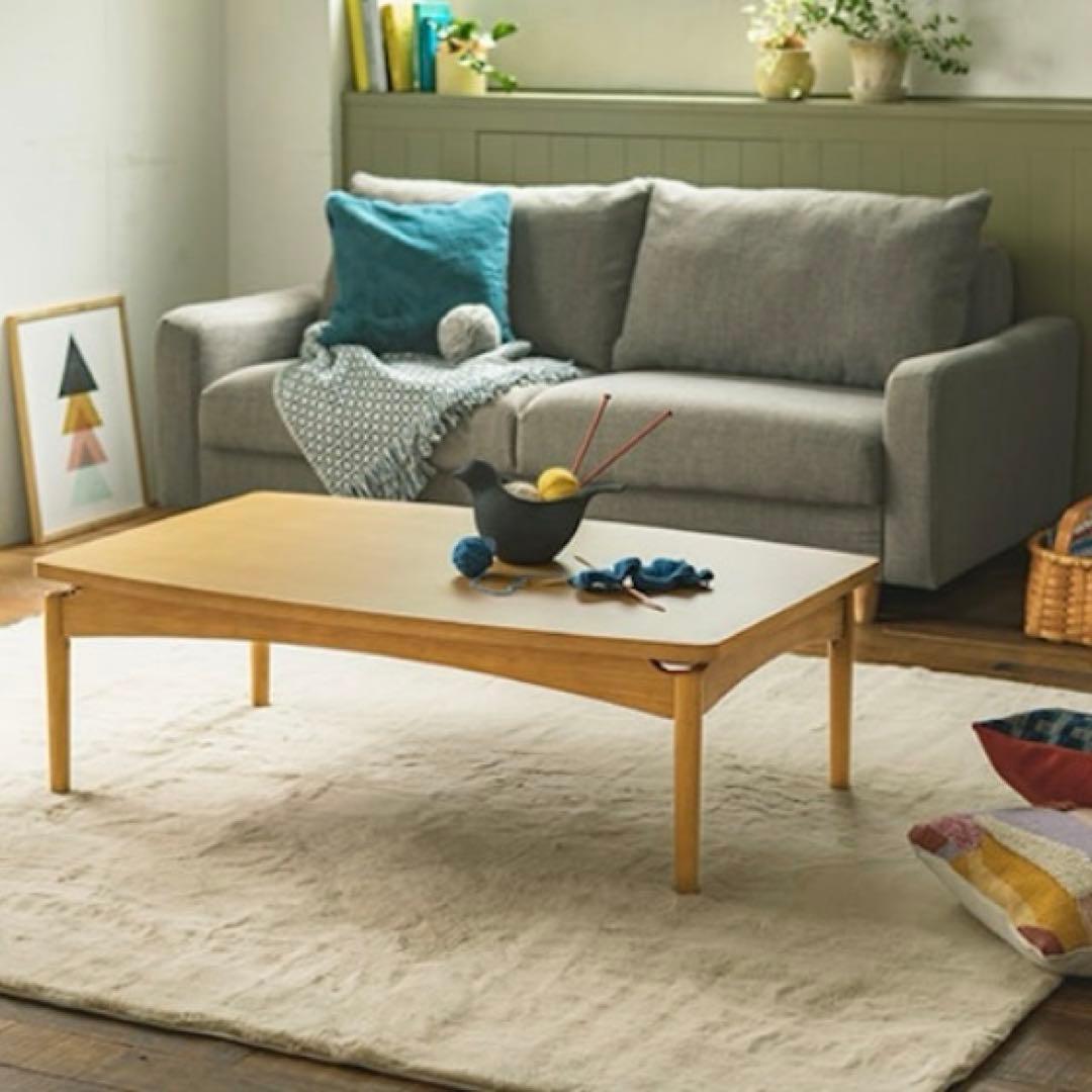 ウニコ　unico TORNI こたつ　ローテーブル90cm