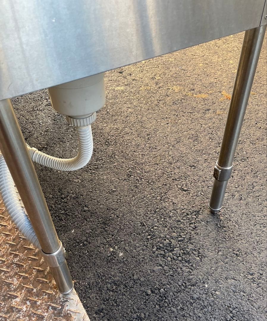 業務用 2槽シンク 混合水栓付き 幅1200×奥600×高さ850+150 大阪