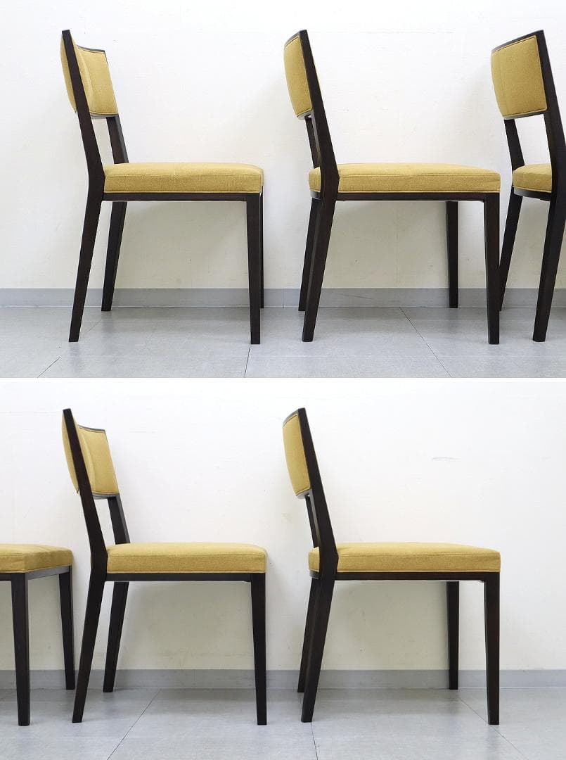 B②4脚セット 美品 TIME&STYLE ダイニングチェア 椅子 旭川家具