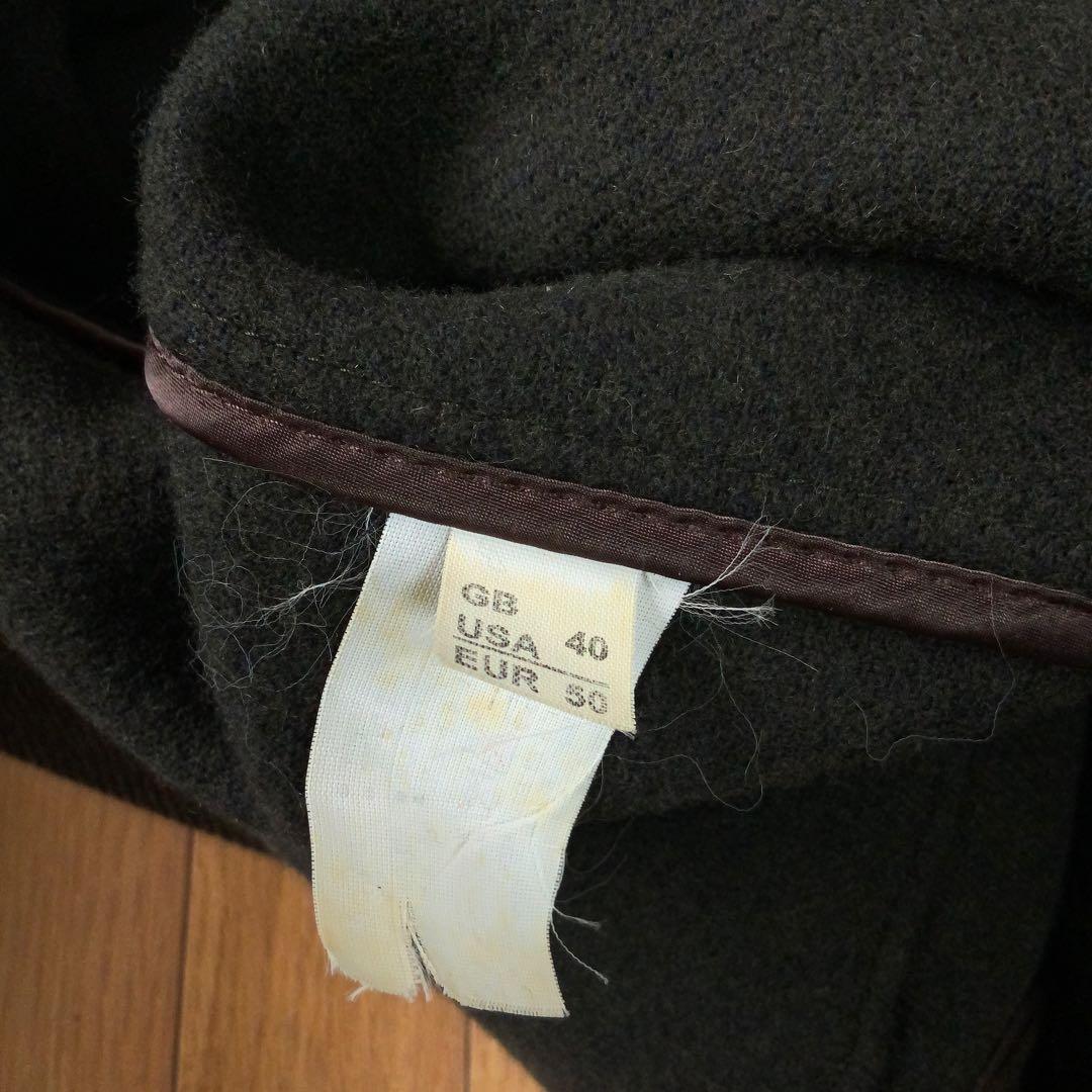 GLOVERALL グローバーオール ヘリンボーンダッフルコート 40 英国製