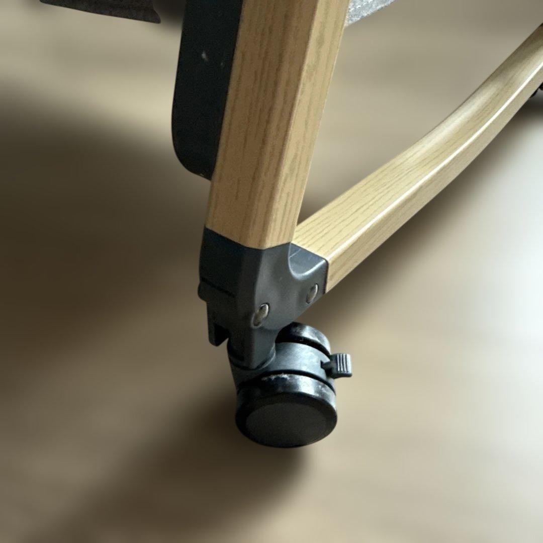 美品 ベビーベッド HZDMJ グレー 楽天ベビーベッド部門No.1